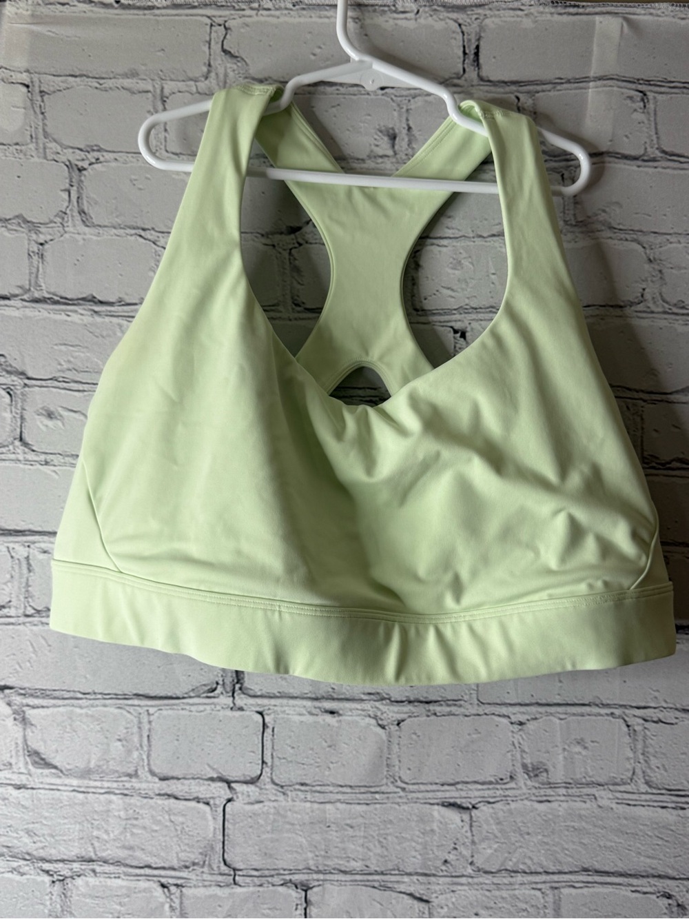 Athleta Light Green Racerback Sports Bra